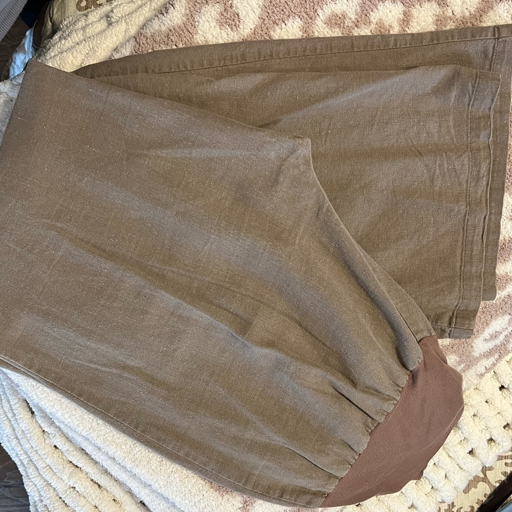 Women’s Olive Green Linen Pants